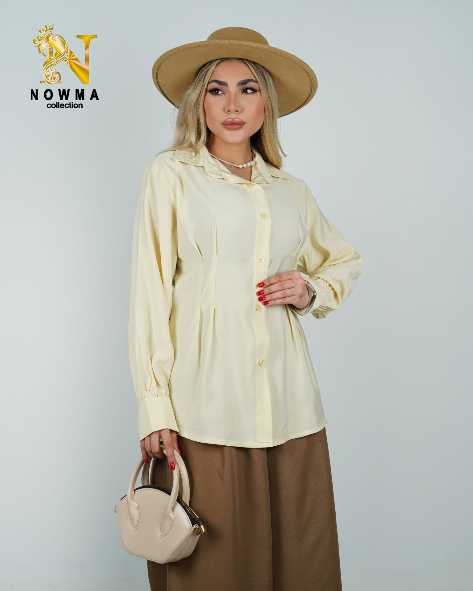 شومیز ساعت شنی پشت بندی